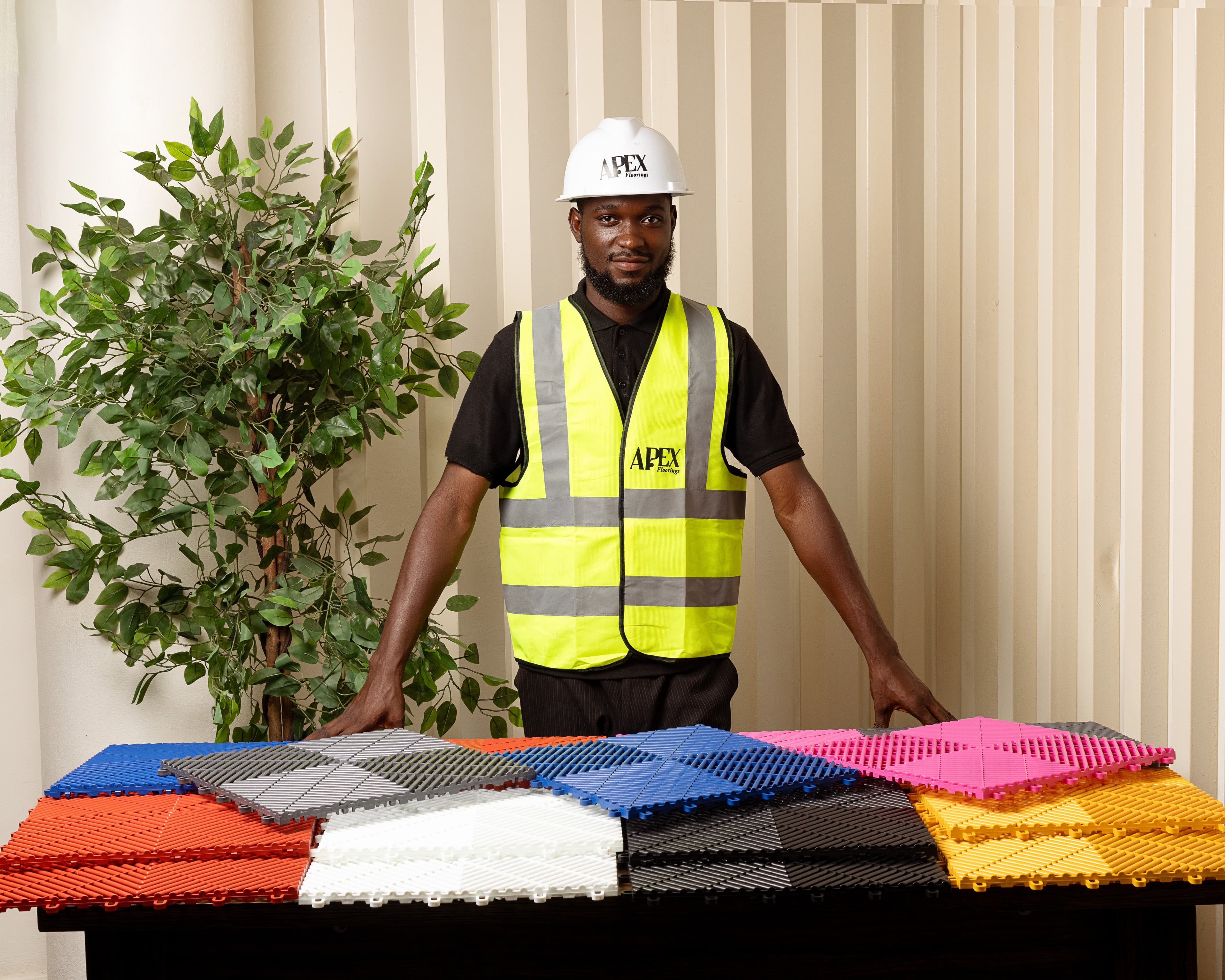 Full colour range on display — Apex Floorings